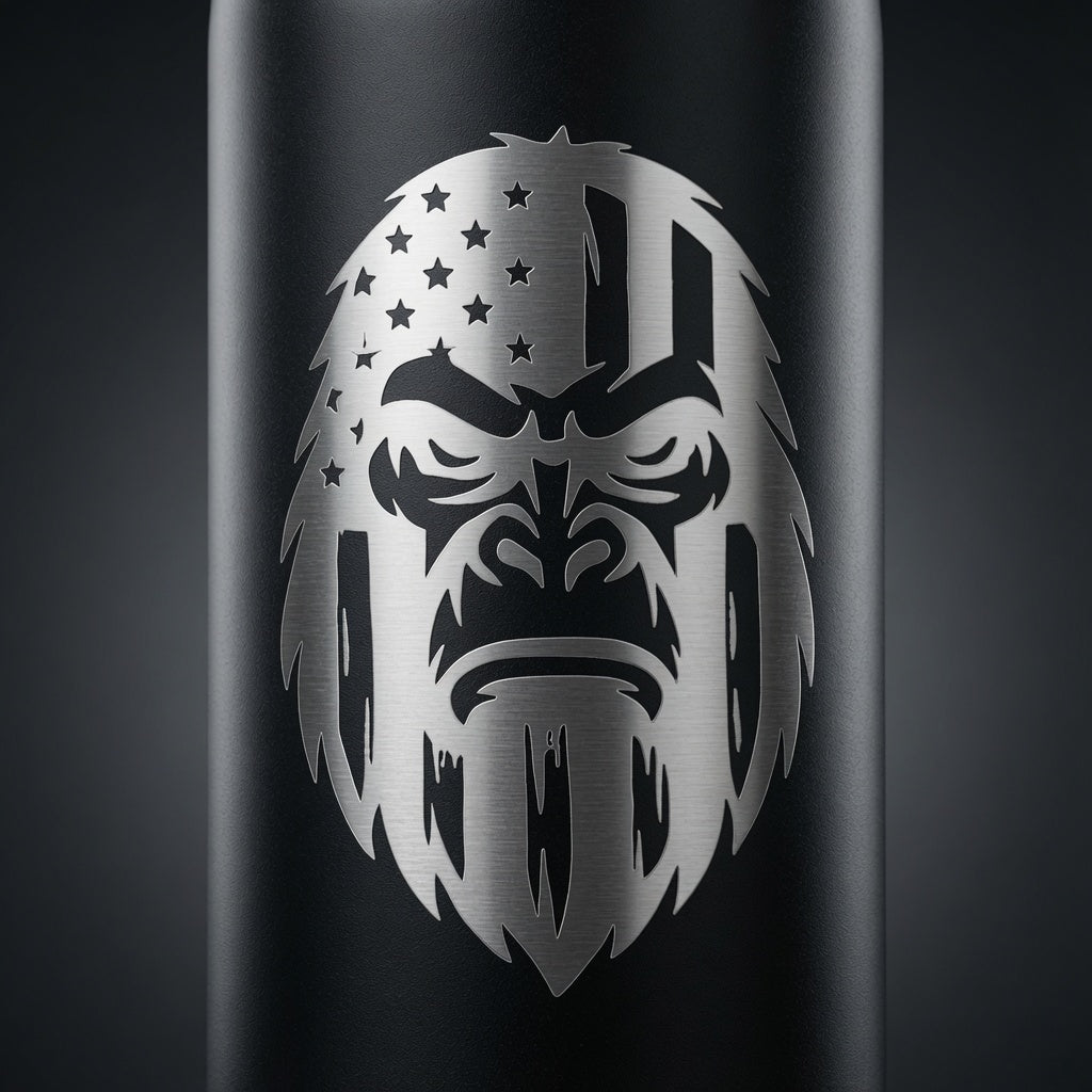 Sasquatch Legend 20oz Tumbler - Pacific Northwest Bigfoot Engraved